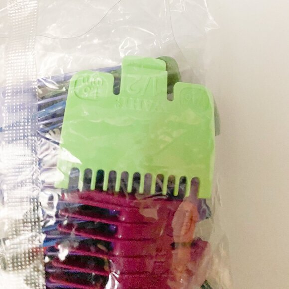 WAHL Color Coded Cutting Guides Kit Includes Blade Oil & Two Brushes NEW - Picture 6 of 11